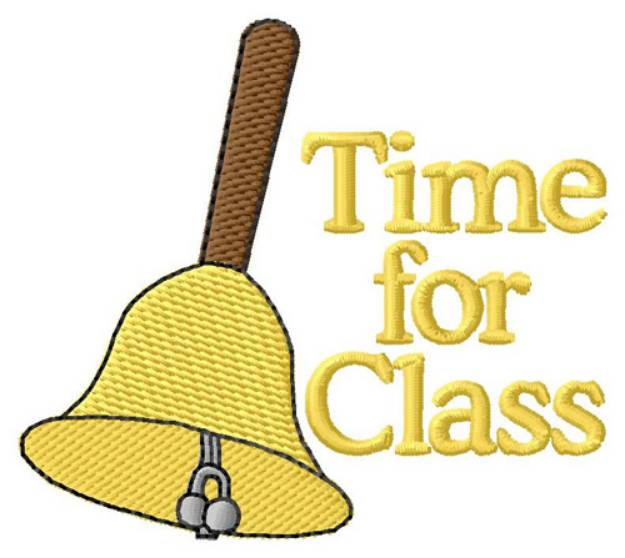 Picture of Time For Class Machine Embroidery Design