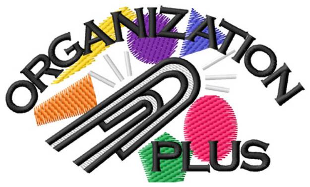 Picture of Organization Plus Machine Embroidery Design