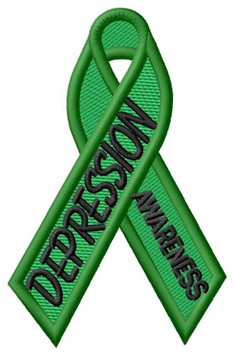 Depression Awareness Machine Embroidery Design
