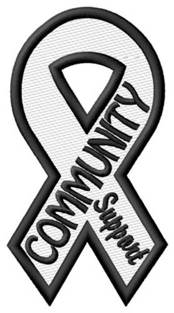 Picture of Community Support Machine Embroidery Design