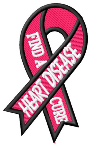 Picture of Heart Disease Machine Embroidery Design