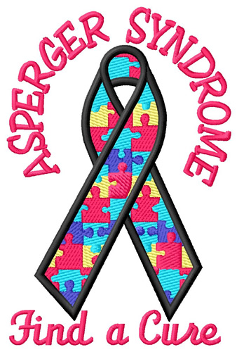 Asperger Syndrome Machine Embroidery Design