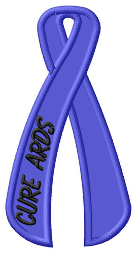 Cure ARDS Machine Embroidery Design