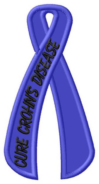 Picture of Cure Crohns Disease Machine Embroidery Design