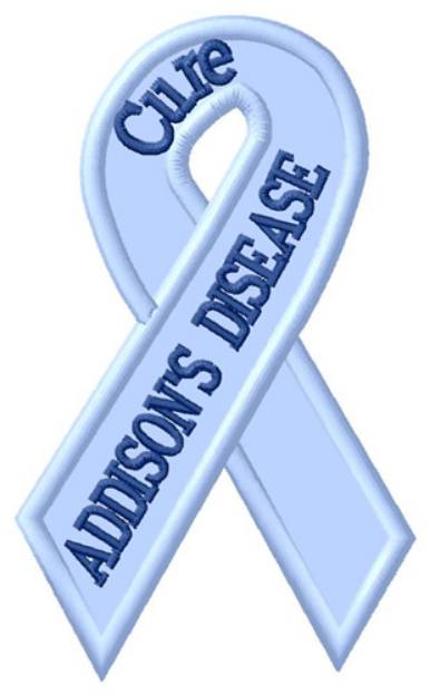 Picture of Cure Addisons Disease Machine Embroidery Design