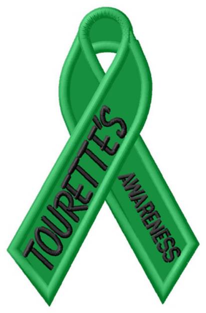 Picture of Tourettes Awarenes Machine Embroidery Design