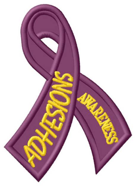 Picture of Adhesions Awareness Machine Embroidery Design