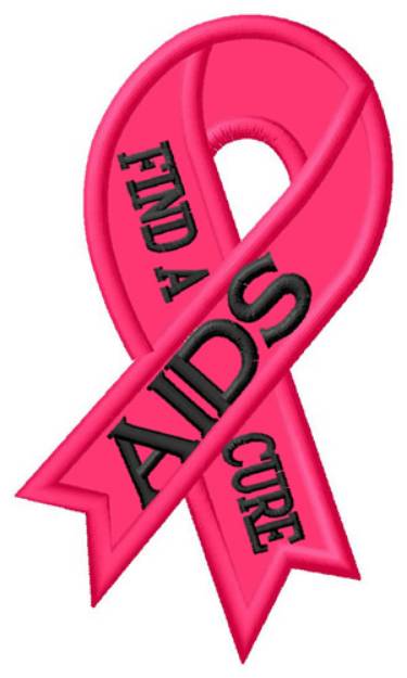 Picture of AIDS Machine Embroidery Design