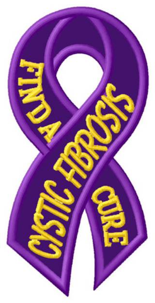 Picture of Cystic Fibrosis Machine Embroidery Design