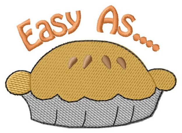 Picture of Easy As Pie Machine Embroidery Design