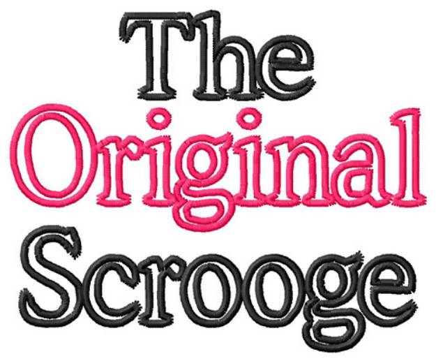 Picture of The Original Scrooge Machine Embroidery Design