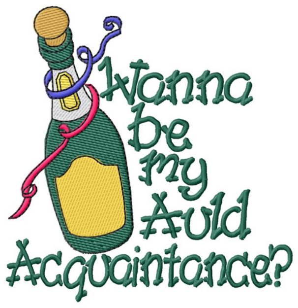 Picture of Auld Acquaintance Machine Embroidery Design