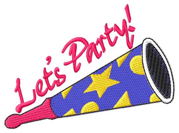 Picture of Lets Party Machine Embroidery Design