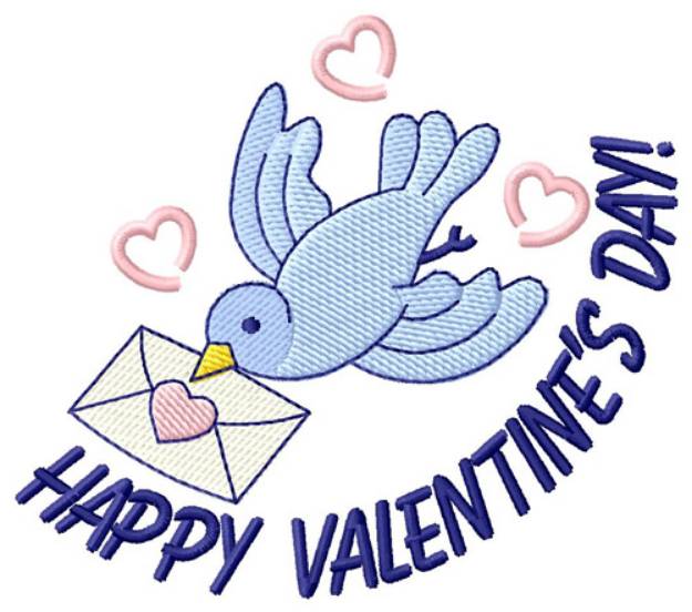 Picture of Happy Valentines Day Machine Embroidery Design