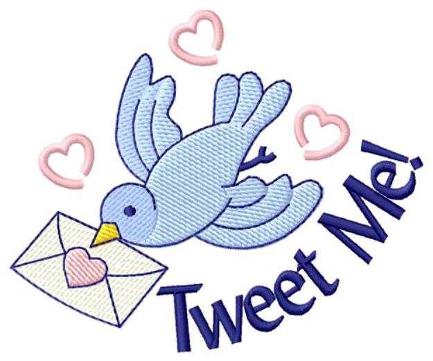 Picture of Tweet Me Machine Embroidery Design