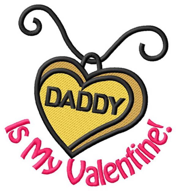 Picture of Daddy Machine Embroidery Design