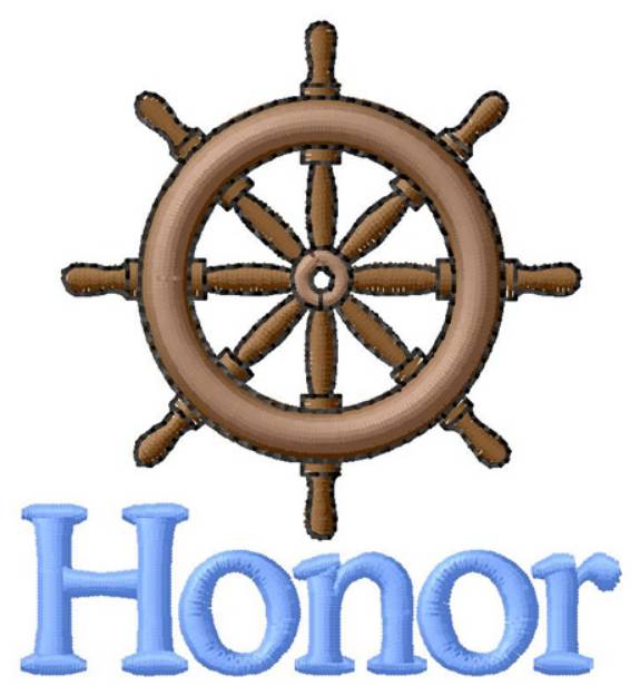 Picture of Honor Machine Embroidery Design