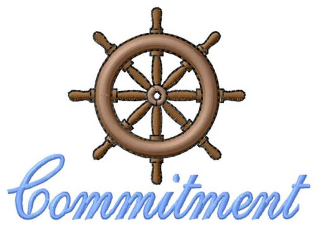 Picture of Commitment Machine Embroidery Design