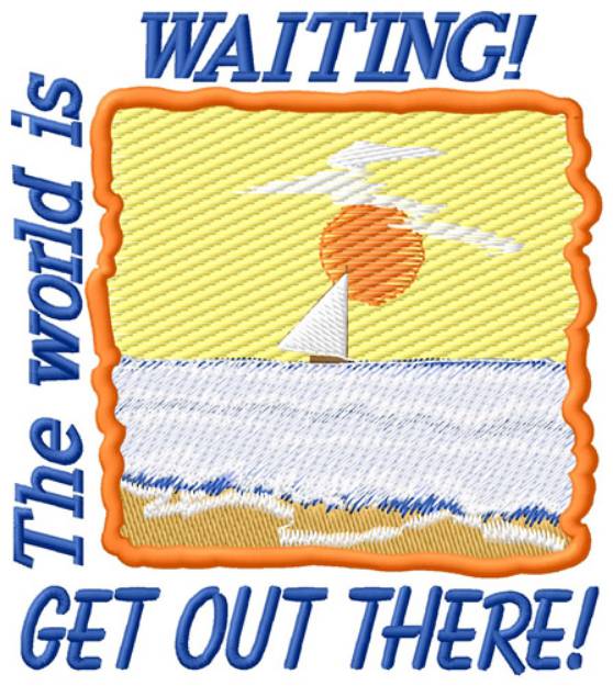 Picture of Get Out There Machine Embroidery Design