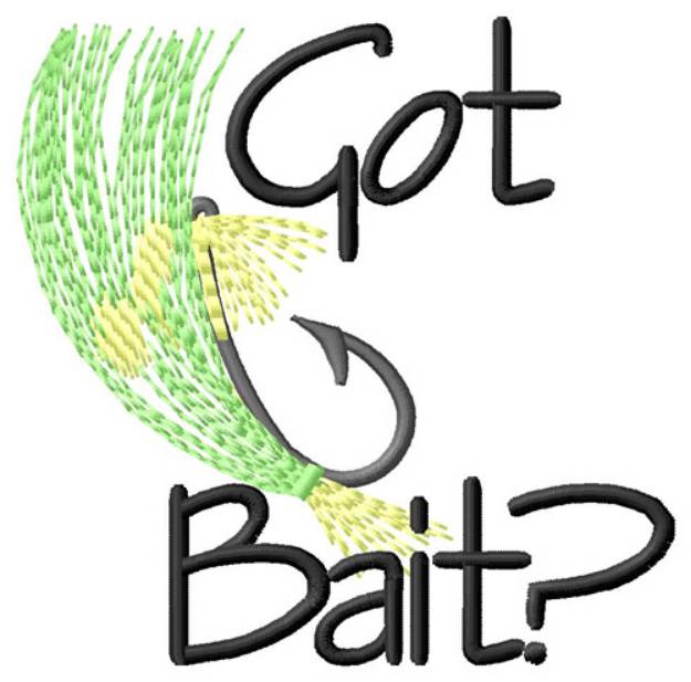Picture of Got Bait? Machine Embroidery Design