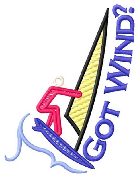 Picture of Got Wind? Machine Embroidery Design