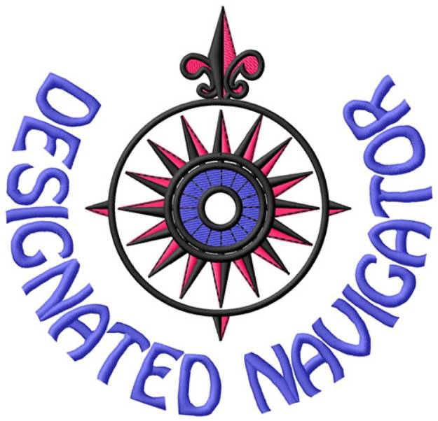 Picture of Designated Navigator Machine Embroidery Design