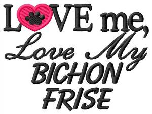 Picture of Bichon Frise Machine Embroidery Design