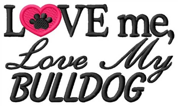 Picture of Bulldog Machine Embroidery Design