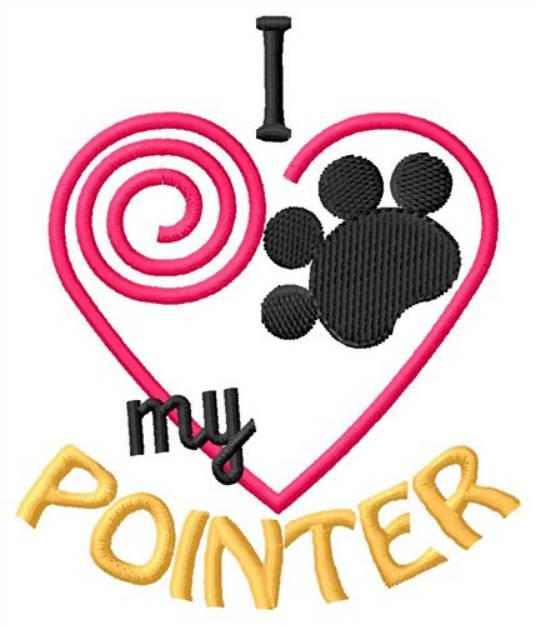 Picture of Pointer Machine Embroidery Design