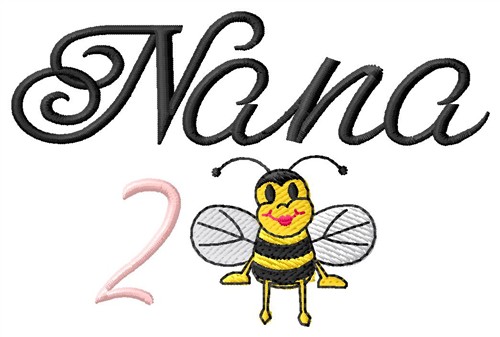 Nana To Bee Machine Embroidery Design