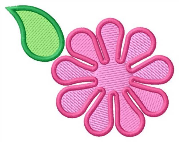 Picture of Retro Flower Machine Embroidery Design