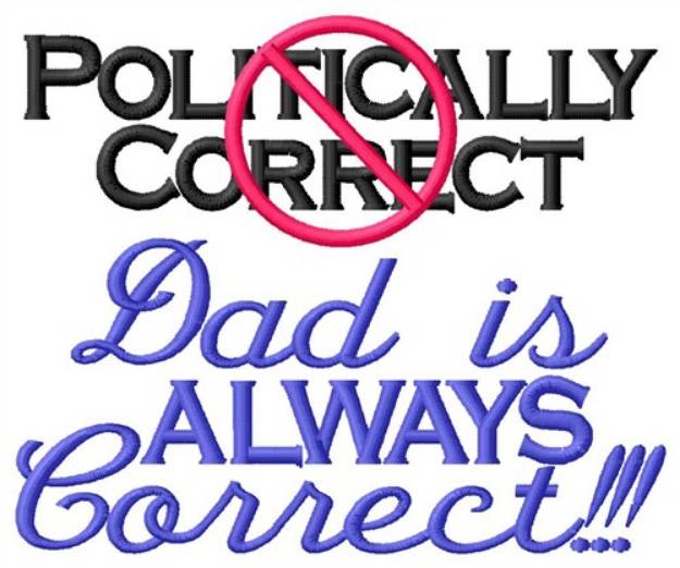 Picture of Politically Correct Machine Embroidery Design