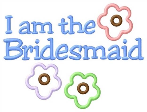 Picture of Bridesmaid Machine Embroidery Design