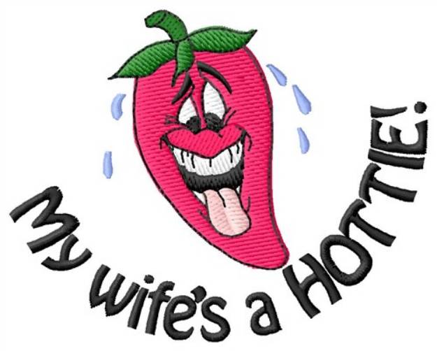 Picture of Hottie Machine Embroidery Design