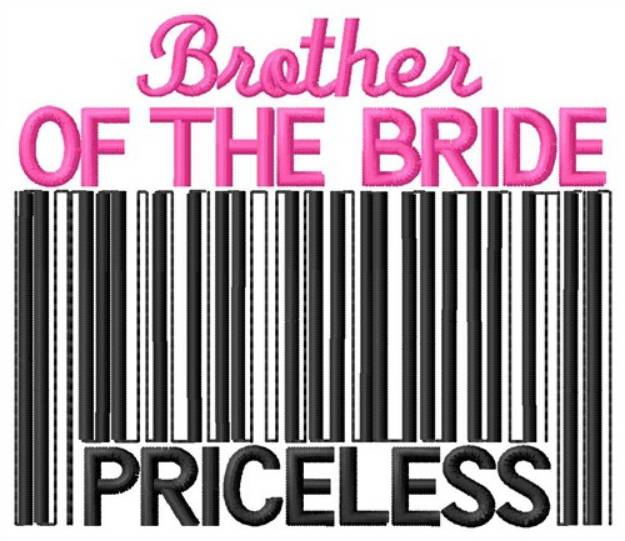 Picture of Brother Of The Bride Machine Embroidery Design