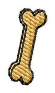 Picture of Bone Letter I Machine Embroidery Design