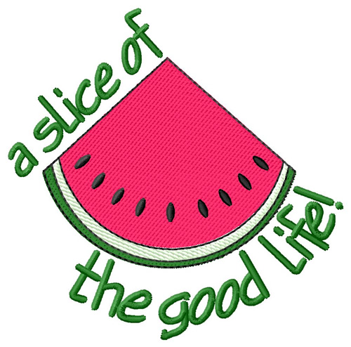 The Good Life Machine Embroidery Design