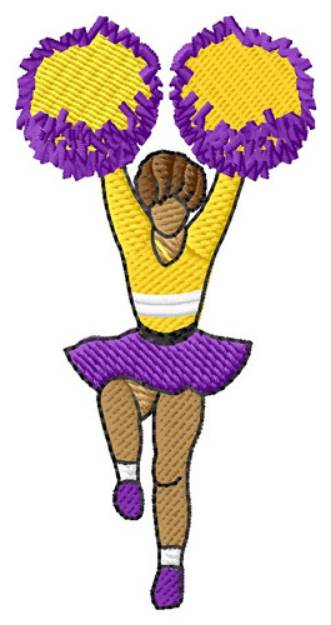 Picture of Cheerleader Machine Embroidery Design