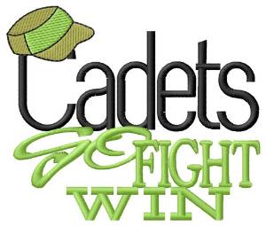 Picture of Cadets Go Fight Win Machine Embroidery Design