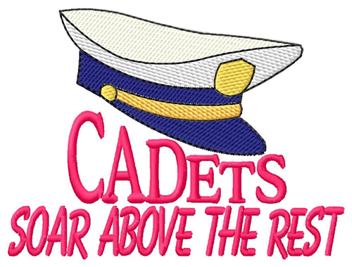 Cadets Soar Machine Embroidery Design