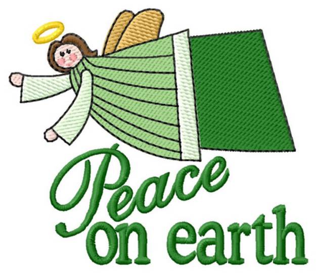 Picture of Peace On Earth Machine Embroidery Design