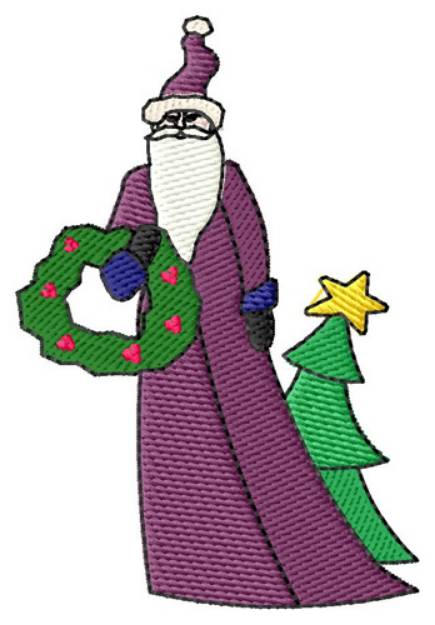 Picture of St. Nick Machine Embroidery Design