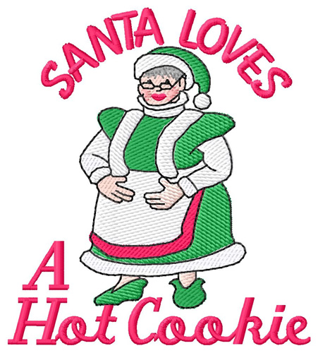 A Hot Cookie Machine Embroidery Design