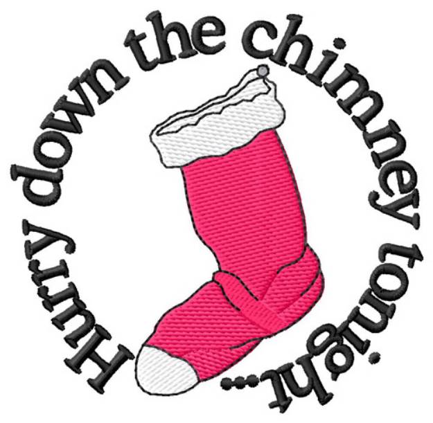 Picture of Hurry Down the Chimney Machine Embroidery Design