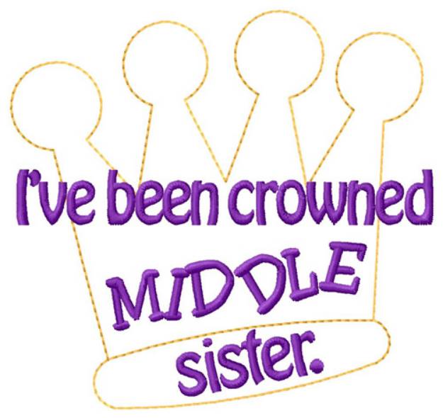 Picture of Middle Sister Machine Embroidery Design