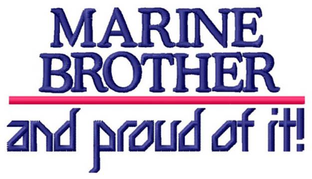 Picture of Marine Brother Machine Embroidery Design