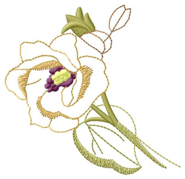 Picture of Hibiscus Machine Embroidery Design