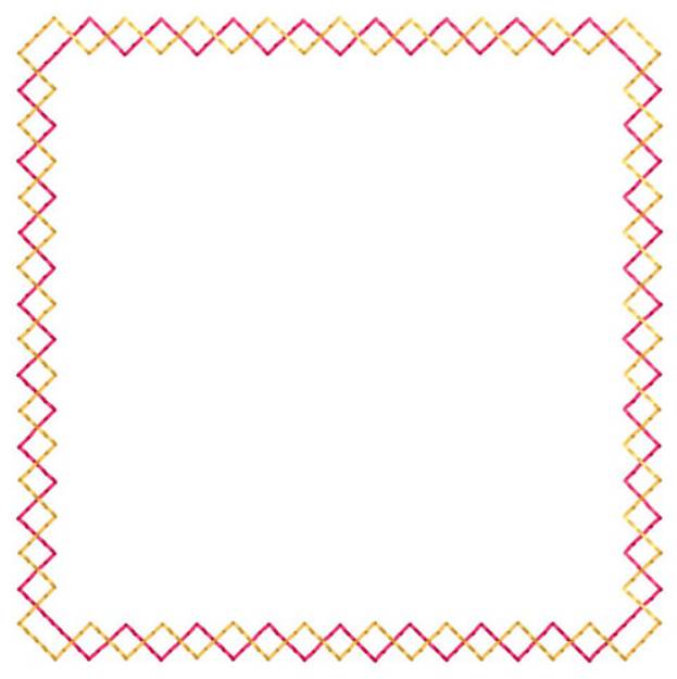 Picture of Square Border Machine Embroidery Design