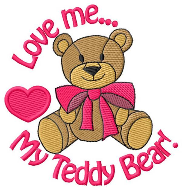 Picture of Love Me... Machine Embroidery Design