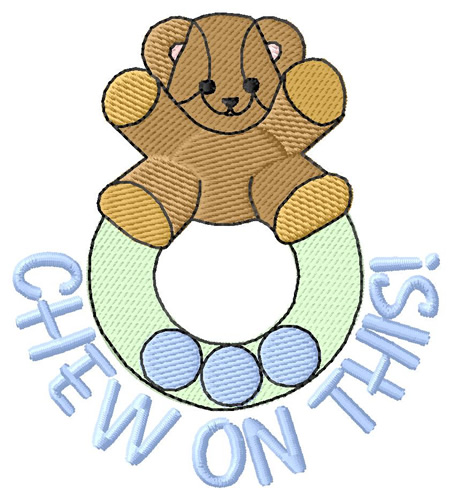 Chew On This! Machine Embroidery Design